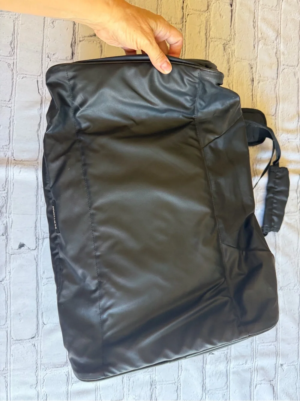 Under Armour Logo Duffel Bag Gym Work Travel Storm Black Sports Overnight